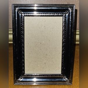 Elegant Silver Photo Frame Fits Photo 3.5"W X 5.5"L